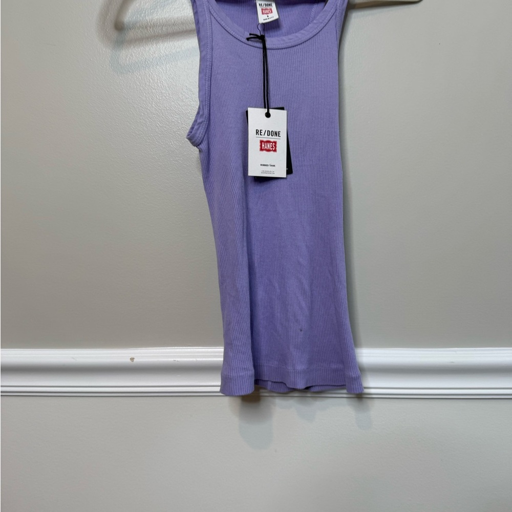 Re/Done Lavender Tank Top